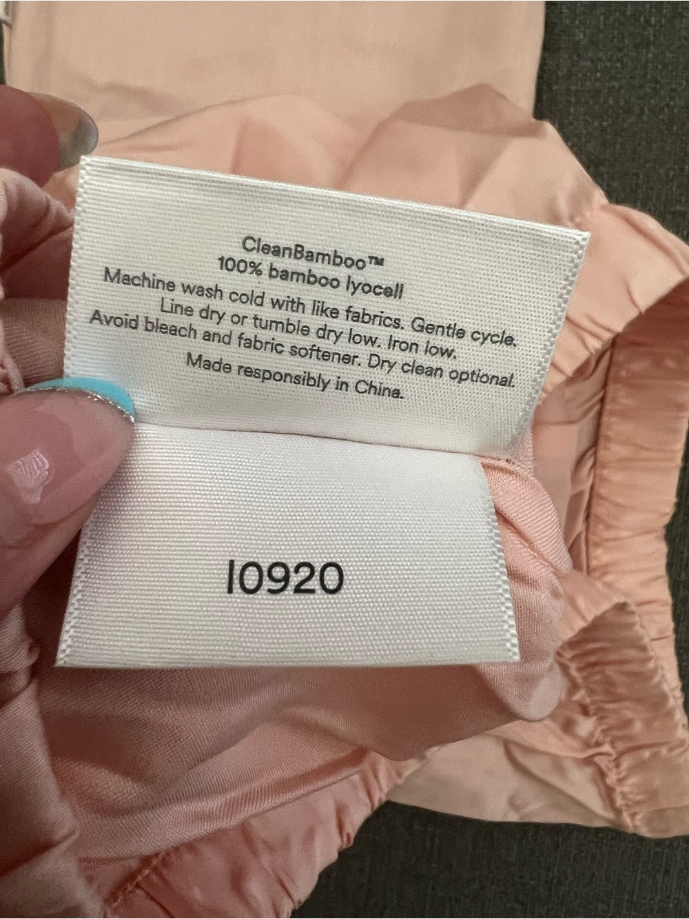 ETTITUDE Sateen Shortie Cloud Pink size L - Picture 6 of 6